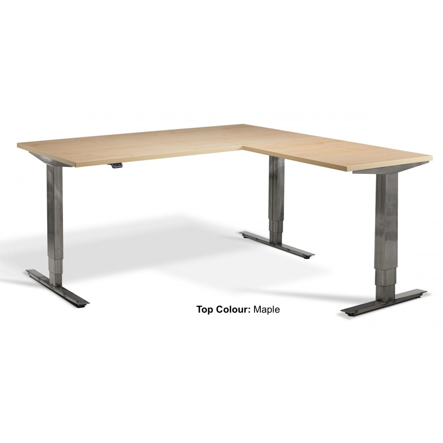 Forge Corner Triple Motor Height Adjustable Desk